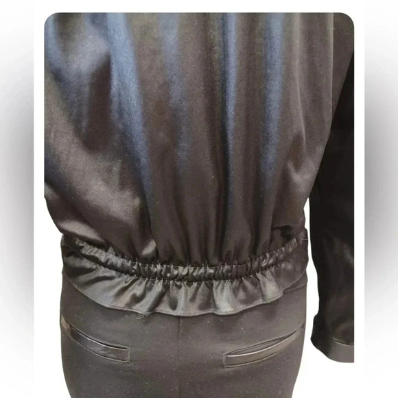 Surf And Turf Of California Vintage Long Sleeve Black Blouse Top  Size Medium - Picture 6 of 9